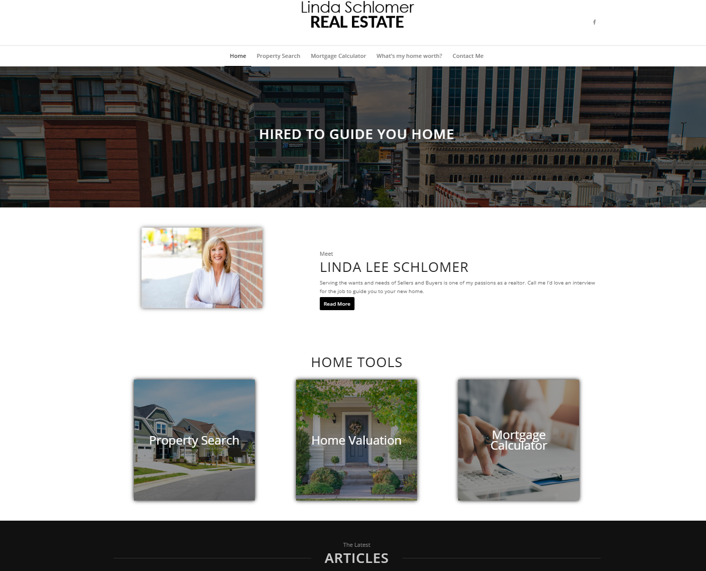 Example agent website